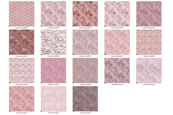 Pink Shimmer Animal Skins in Patterns - product preview 4
