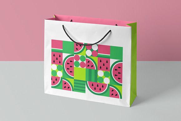Geometric Watermelon Pattern in Patterns - product preview 1