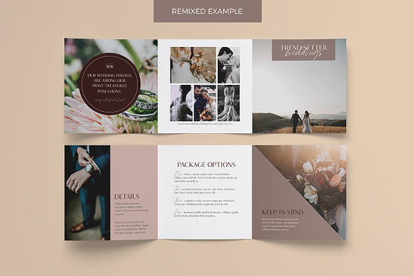 5x5 Trifold Template for InDesign in Brochure Templates - product preview 3