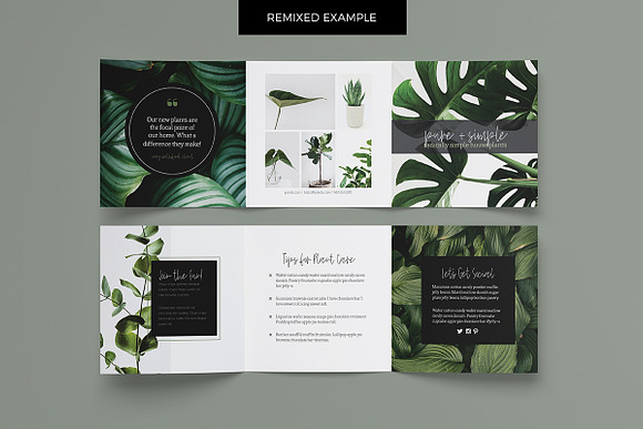 5x5 Trifold Template for InDesign in Brochure Templates - product preview 4