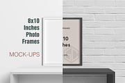 8x10 Inches Photo Frames Mockup