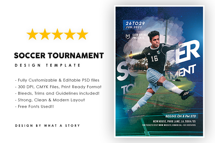 Soccer Tournament in Flyer Templates - product preview 8