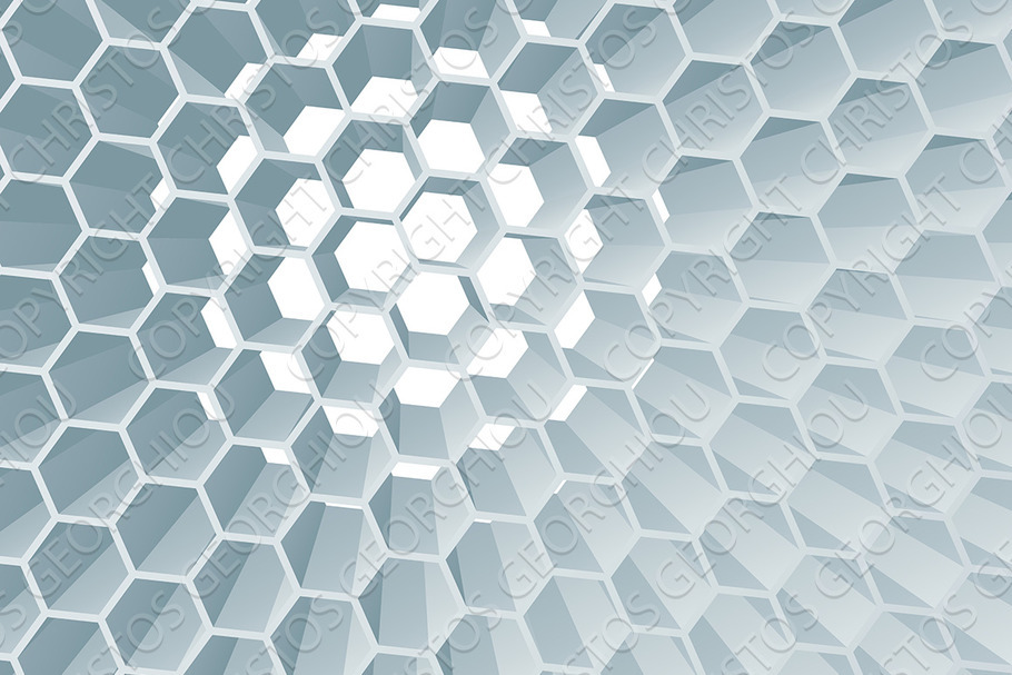Hexagon Honeycomb Abstract Geometric in Illustrations - product preview 8