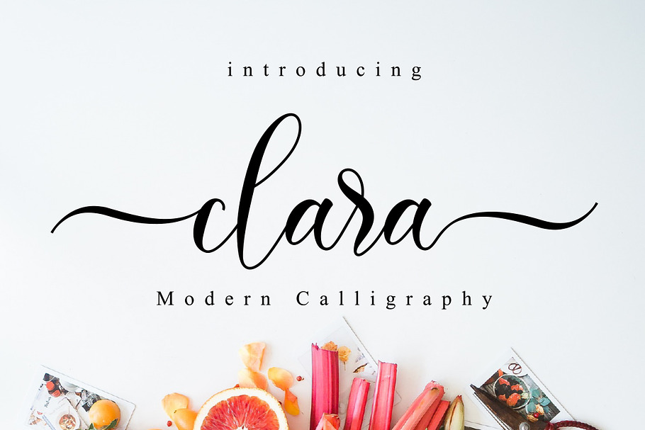 Clara Script in Script Fonts - product preview 8