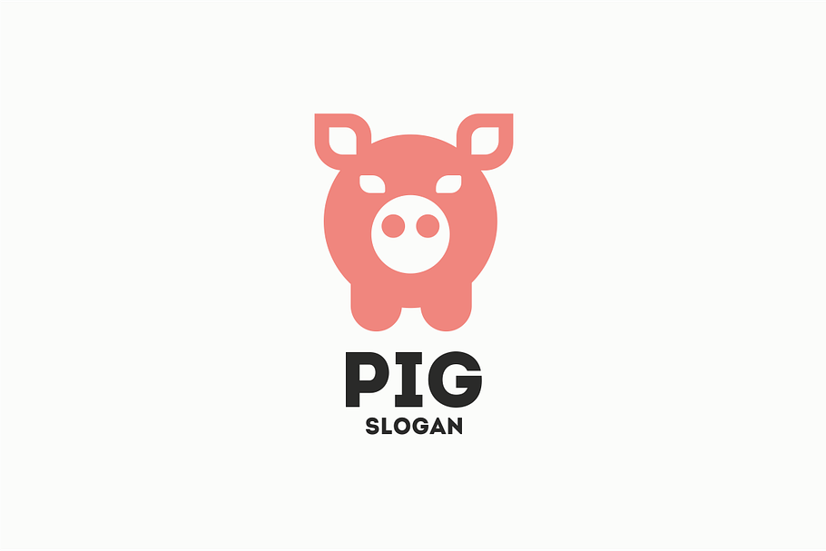 Pig Logo Template