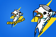 electric cat - Mascot & Esport Logo
