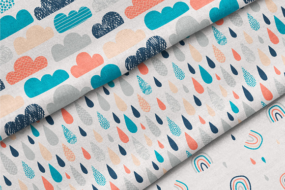Rainbow brush + clipart + pattern in Illustrations - product preview 10