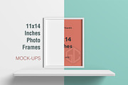 11x14 Inches Photo Frames Mockups