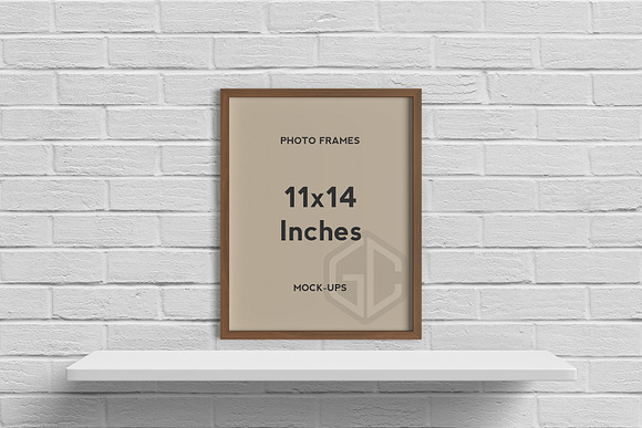 11x14 Inches Photo Frames Mockups in Print Mockups - product preview 5