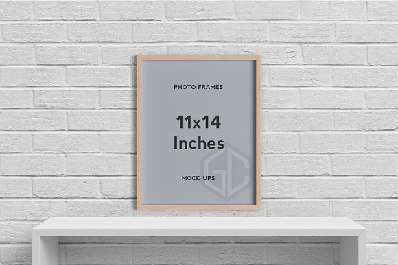 11x14 Inches Photo Frames Mockups in Print Mockups - product preview 6