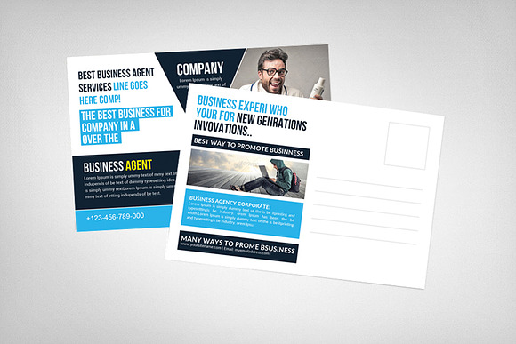 Business Postcard in Postcard Templates - product preview 1