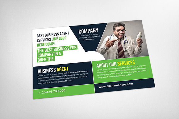 Business Postcard in Postcard Templates - product preview 2