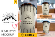Coffee Cup Mockup Photorealistic