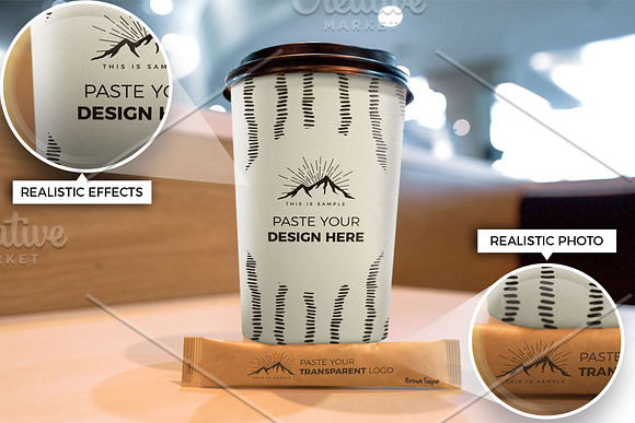 Coffee Cup Mockup Photorealistic in Product Mockups - product preview 4