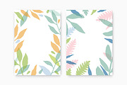 Floral backgrounds and seamless
