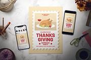 Thanksgiving Day Flyer Set