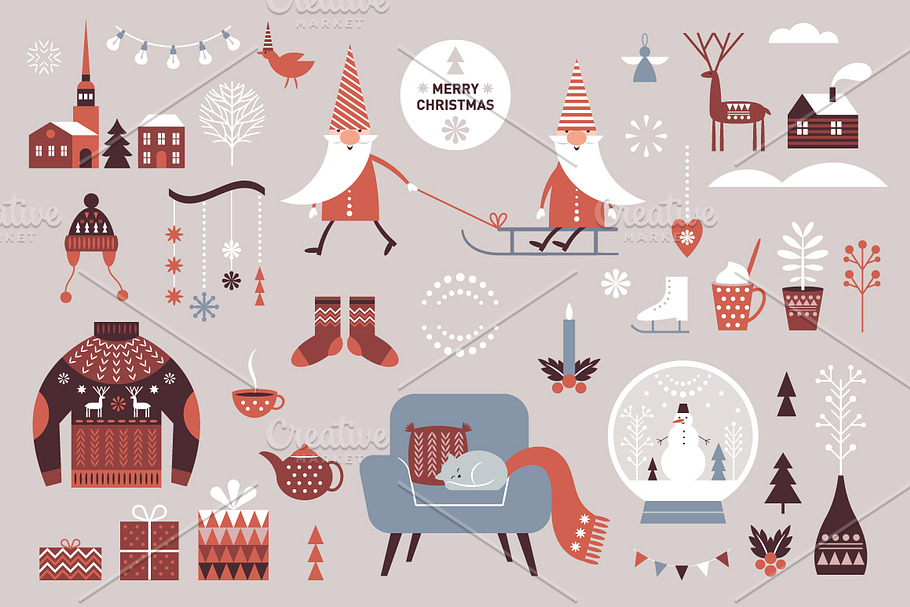 Cozy Christmas in Illustrations - product preview 8