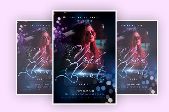 Dark Beats in Flyer Templates - product preview 1