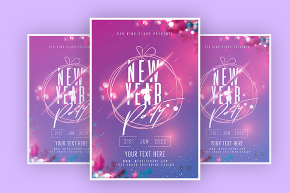 New Year Party in Flyer Templates - product preview 1