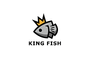 King Fish Logo Template