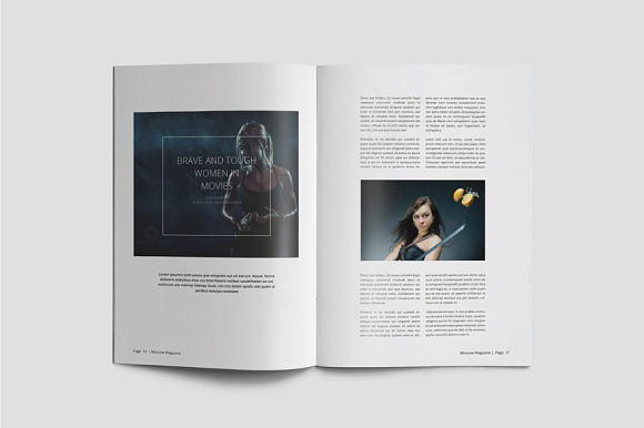 A5 Moscow Magazine in Magazine Templates - product preview 8