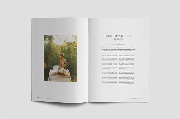 A5 Moscow Magazine in Magazine Templates - product preview 11