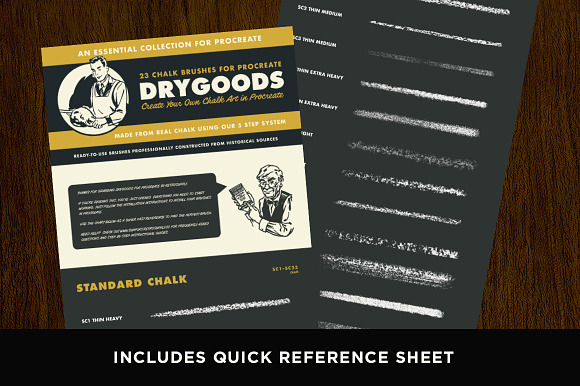DryGoods | Procreate Chalk Brushes in Add-Ons - product preview 4