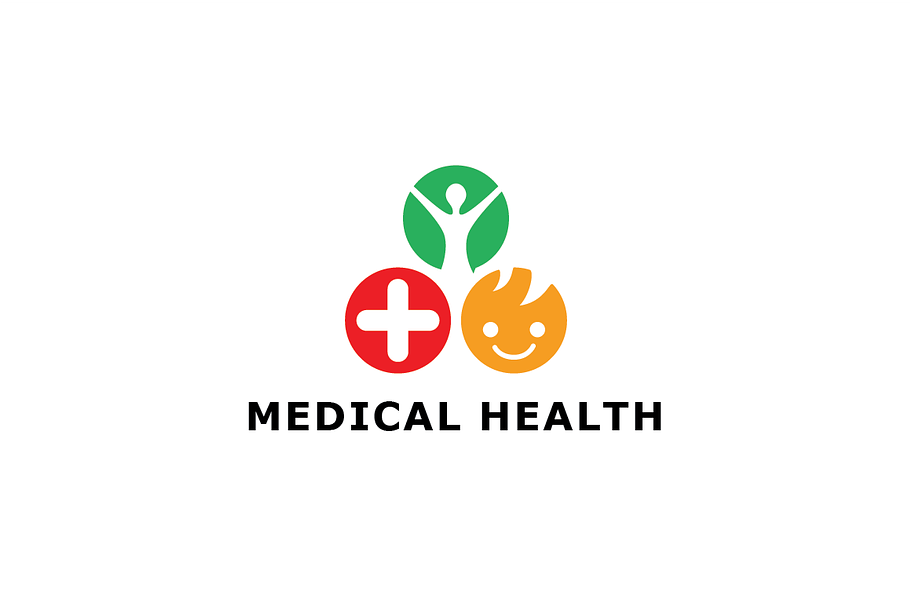 Trio Medical Health Logo Template in Logo Templates - product preview 8