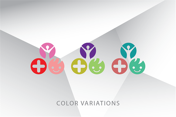 Trio Medical Health Logo Template in Logo Templates - product preview 2