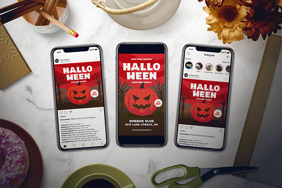 Halloween Flyer Set in Flyer Templates - product preview 1