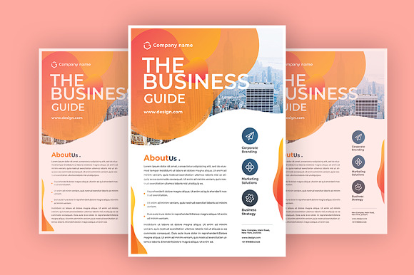 The Business Guide in Flyer Templates - product preview 1