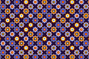 Colorful arabic geometric pattern