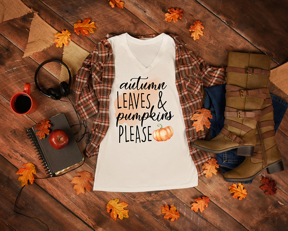 Pumpkin spice. Fall sublimation in Illustrations - product preview 3