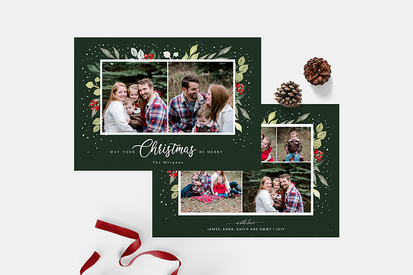 Christmas Card Template CD167 in Card Templates - product preview 1