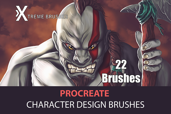 Procreate Character Design Brushes in Add-Ons - product preview 3