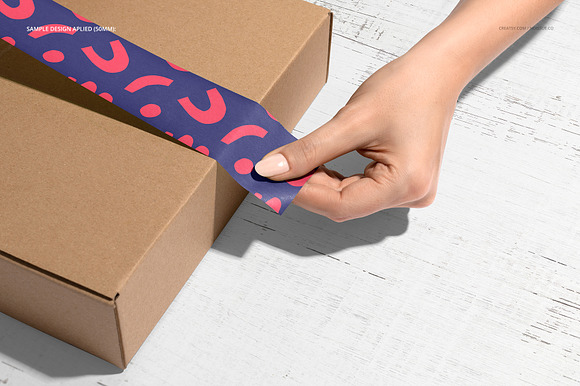 Noissue Packing Tape Mockup Set in Product Mockups - product preview 11