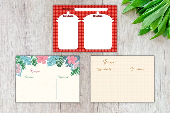 12 Editable Recipe Cards in Card Templates - product preview 3