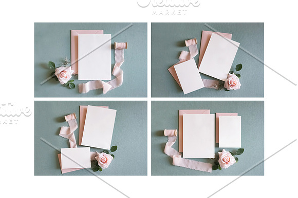Wedding Stationery Mockup Collection in Print Mockups - product preview 1