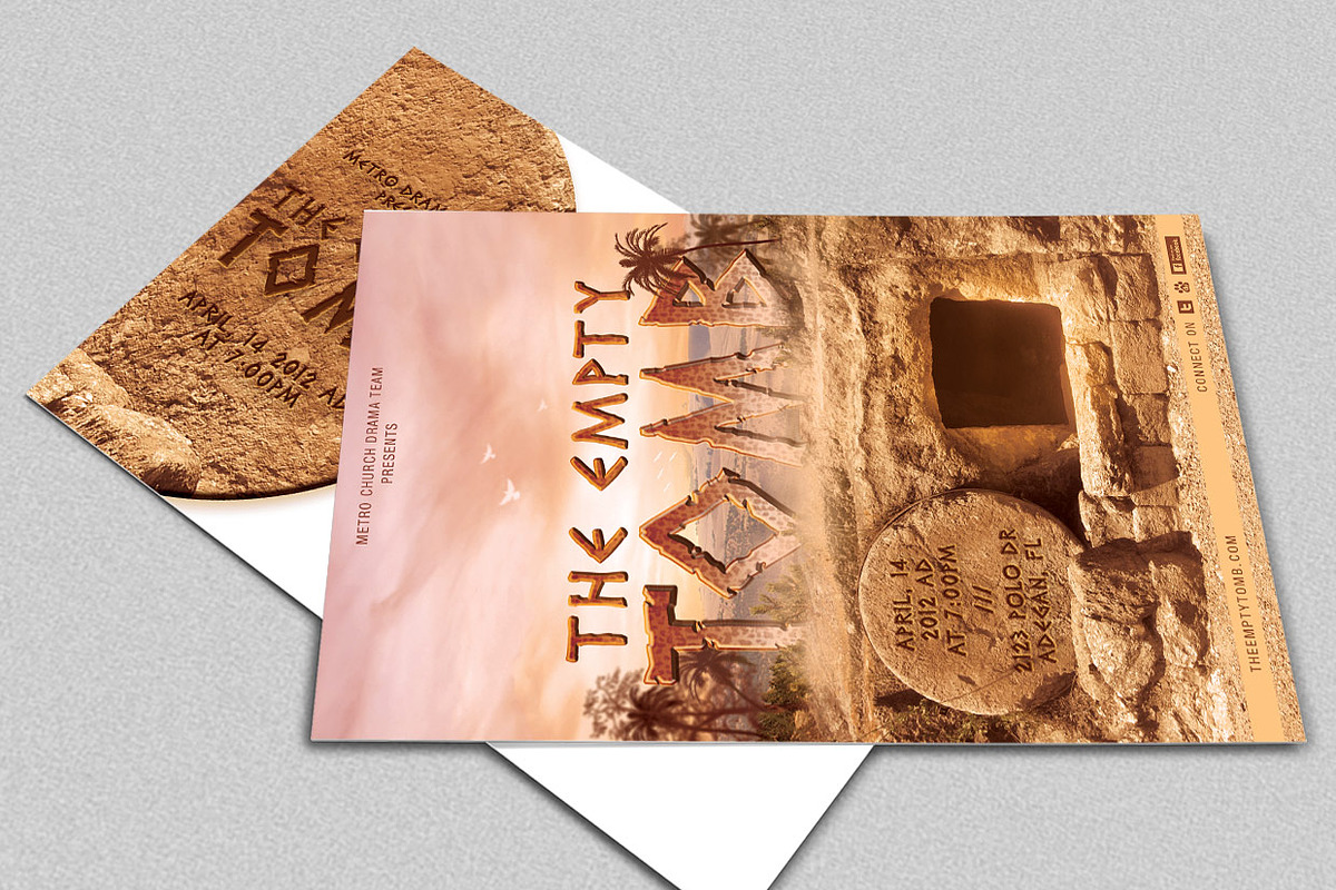 Empty Tomb Flyer Template in Flyer Templates - product preview 8