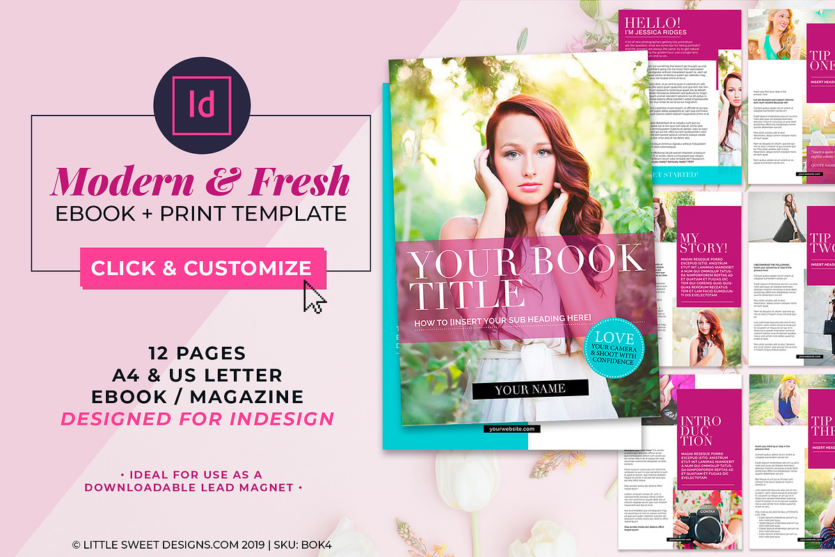 Magazine / eBook Template InDesign in Magazine Templates - product preview 8