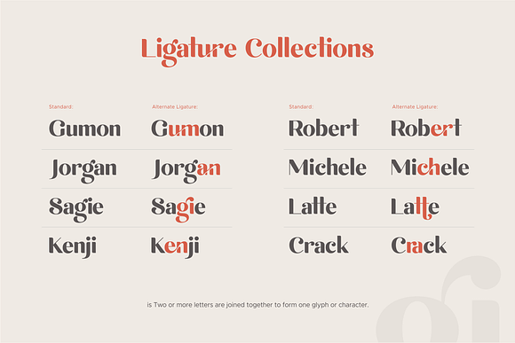 michael beautiful ligature font in Display Fonts - product preview 14