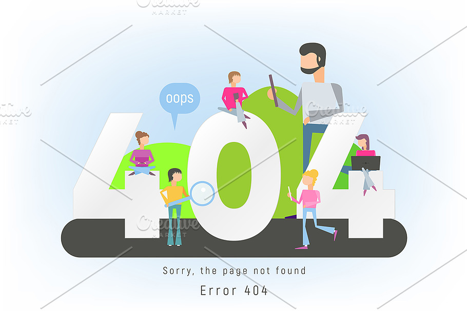 404 error concept