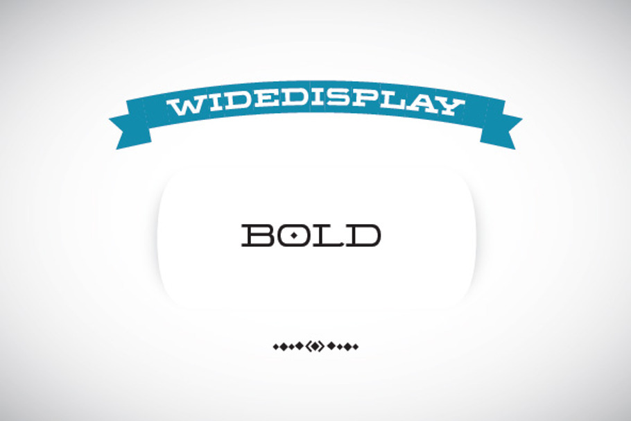 WideDisplay Bold in Slab Serif Fonts - product preview 8