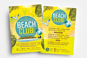 Beach Club Flyer Template