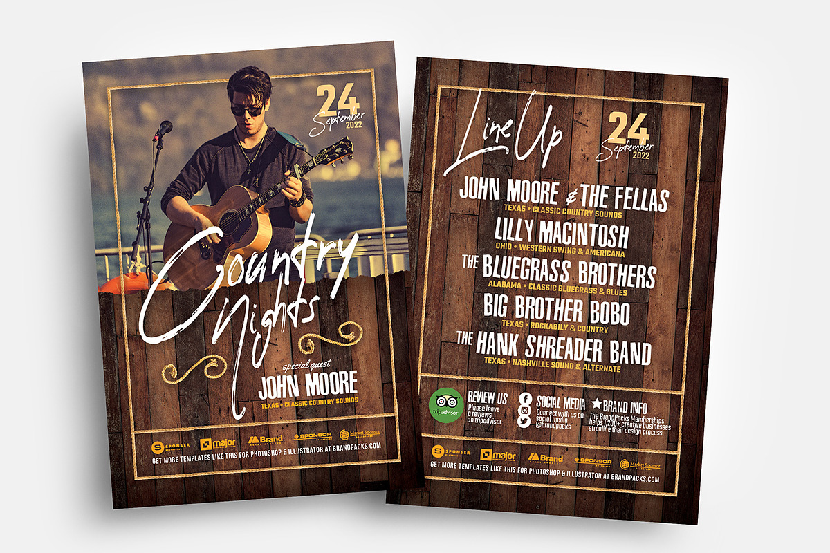 Country & Western Flyer Template in Flyer Templates - product preview 8