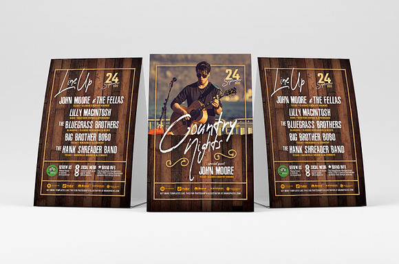 Country & Western Flyer Template in Flyer Templates - product preview 3