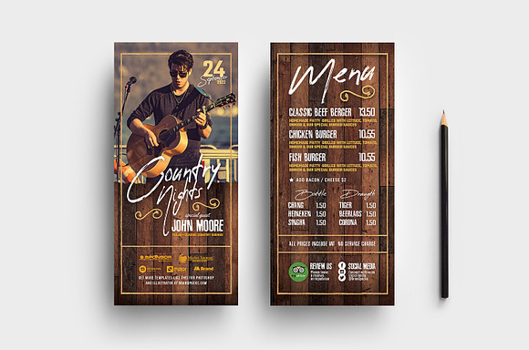 Country & Western Flyer Template in Flyer Templates - product preview 4