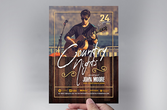 Country & Western Flyer Template in Flyer Templates - product preview 8