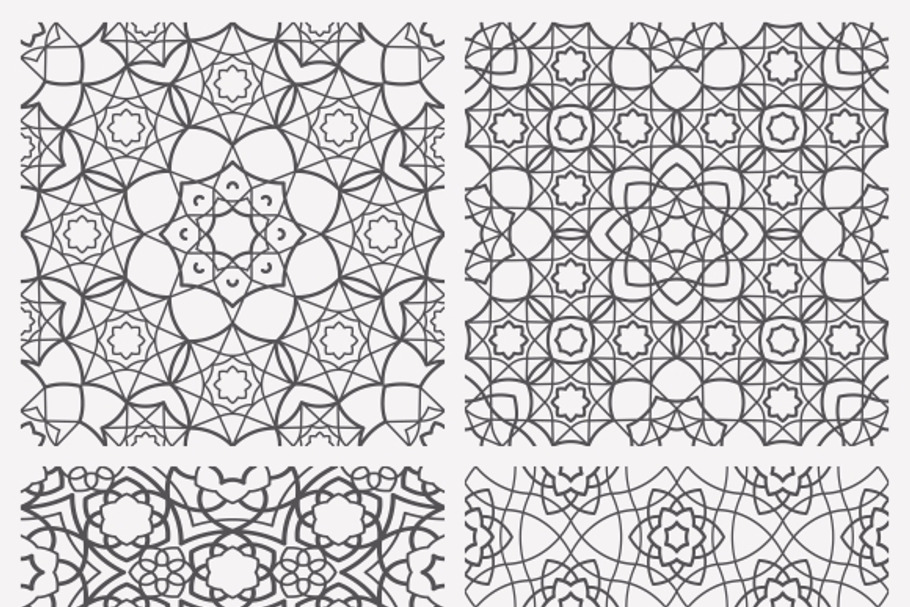 Islamic Seamless Patterns in Graphics - product preview 8