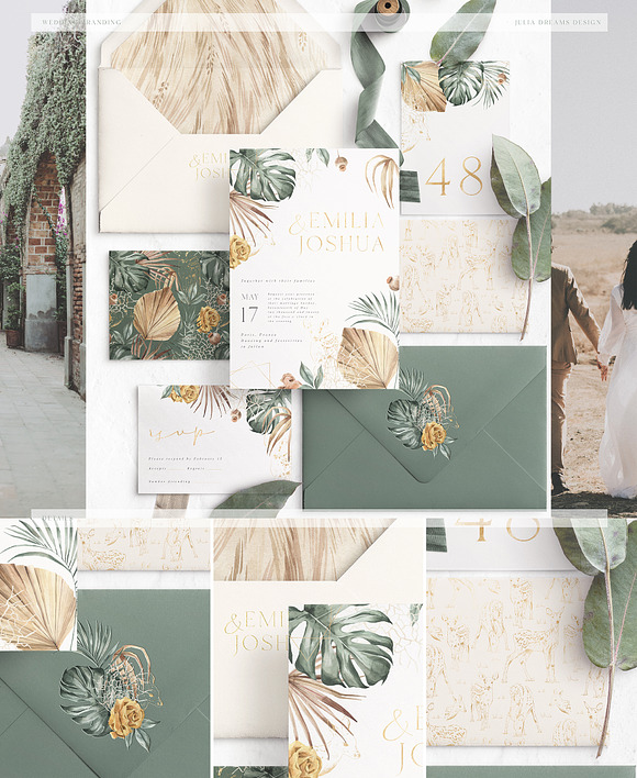 Modern Oasis Watercolor Collection in Illustrations - product preview 1